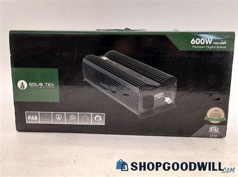 Solis Tech 600w Digital Ballasts Sk 600 ShopGoodwill