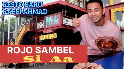 Rojo Sambel Si Aa Raffi Ahmad Youtube