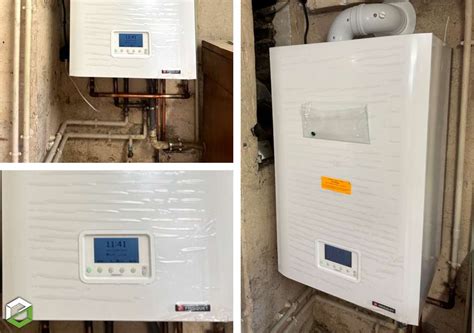 Installation d une chaudière Frisquet à gaz condensation pour un