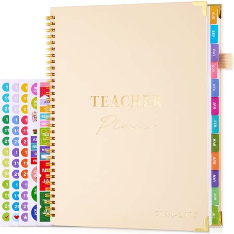 Buy Jubtic Teacher Planner 2024 2025 Academic Year Aug 2024 July 2025