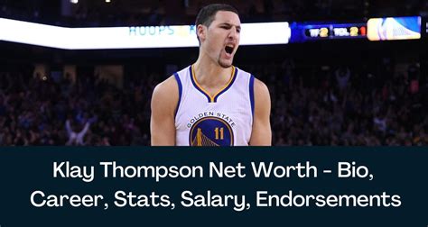 Klay Thompson Net Worth 2024 - Bio, Career, Stats, Salary, Endorsements