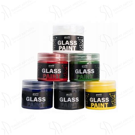 Zestaw Farb Do Szk A I Porcelany Profil Glass Paint X Ml Kolory