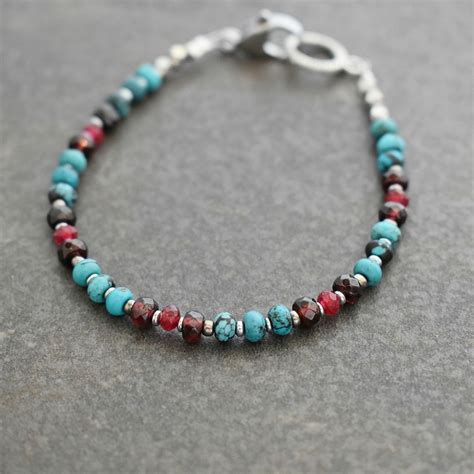 Garnet Gemstone Bracelet - Wild Hare Gems