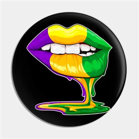 Mardi Gras Costume Sexy Lips Carnival 2024 Mardi Gras Lips Mardi Gras Pin Teepublic