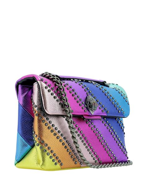 Kurt Geiger Crystal Kensington Crossbody Bag In Pink Lyst