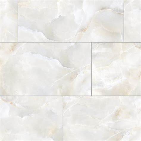 Alessia Bianca Polished Porcelain Tile | Floor and Decor