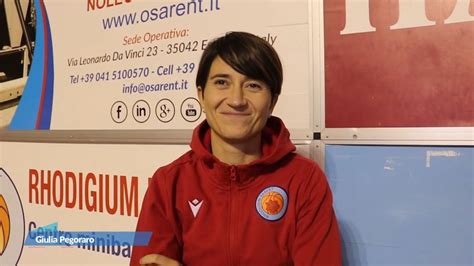 Rhodigium Basket Giulia Pegoraro Prima Dell Incontro Con San Martino