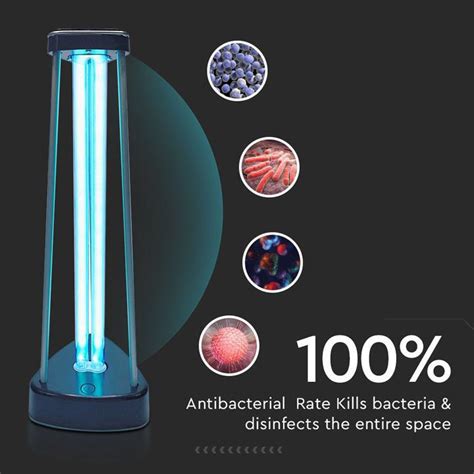 Germicidal Lamp Lampada Raggi Uv C W Antibatterica Per Igienizzare