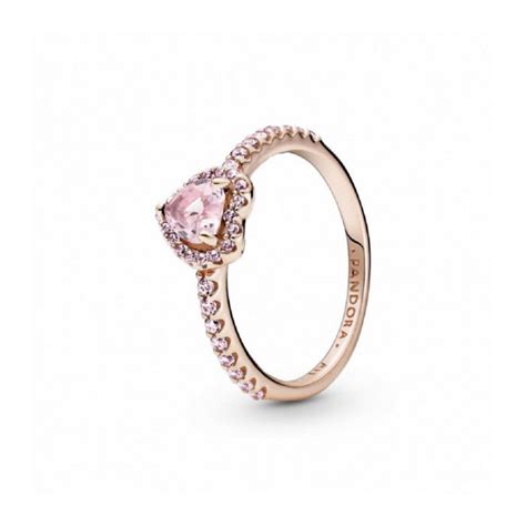 Anillo Pandora Rose Corazón Brillante Elevado 188421C04 Miravia