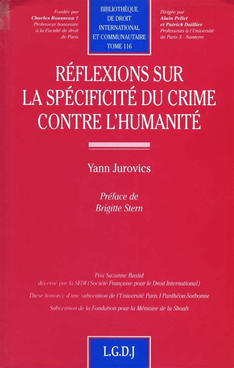 La Notion De Crime Contre L Humanité Communauté Mcms