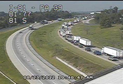 I 81 South Crash Causes Traffic Jam In Dauphin County