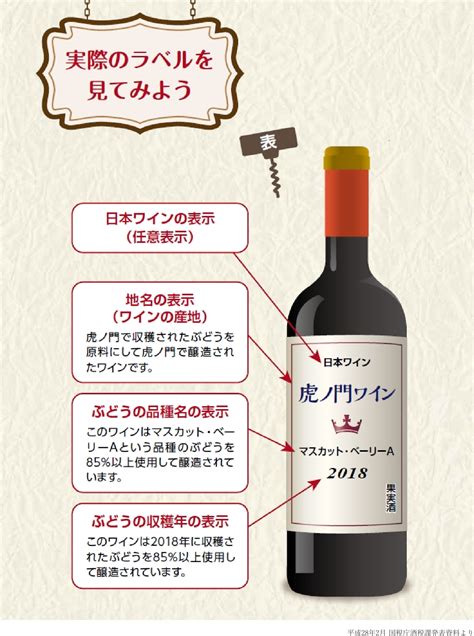 ラベルの見方｜日本ワインを学ぶ｜jwine 公式サイト