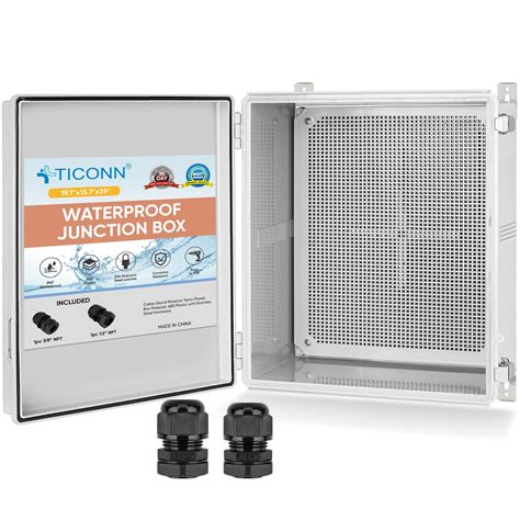 Snapklik TICONN Waterproof Electrical Junction Box IP67 ABS