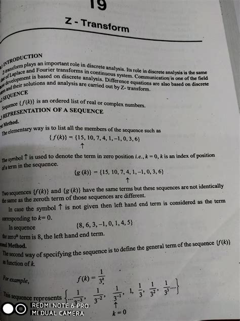 Maths Z Transformation Sir Pdf Mathematical Analysis Mathematics