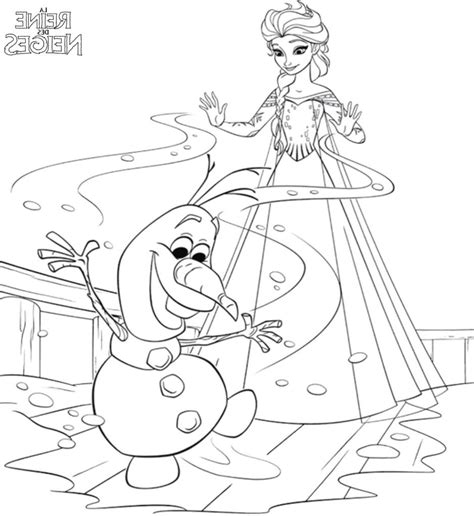 Top Elsa Coloriage Imprimer