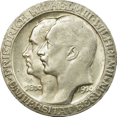 Coin German States Prussia Wilhelm Ii Mark