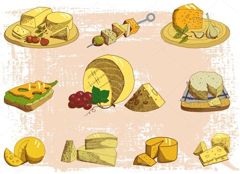 Cheese platter color vector illustration Stock Vector Image by ©Dritata ...