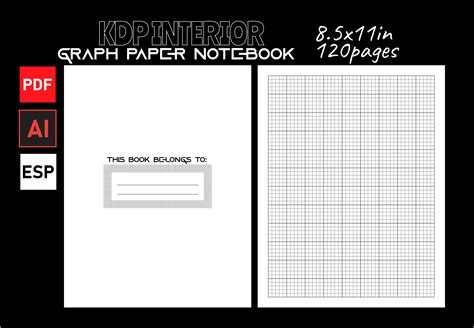 Graph Paper Notebook Graphic by Pew Nguyen · Creative Fabrica