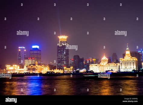 The Bund at night, Shanghai, China Stock Photo - Alamy