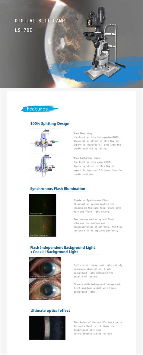 Ls De Digital Slit Lamp