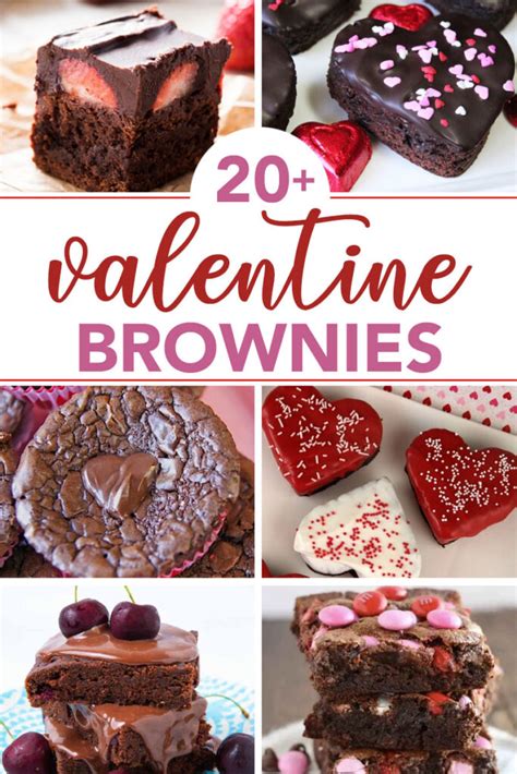 20+ Delicious Brownies for Valentine's Day