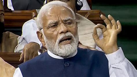 Pm Modi Says Oppn Ran Away During No Confidence Motion Slams Tmcs