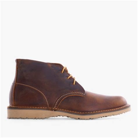 Red Wing Weekender Chukka Boots In Copper Leather Uk At Seikk