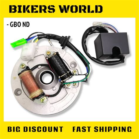 HONDA GBOND GBO ND MAGNET COIL FUEL COIL ASSY WITH CDI STATOR KOIL