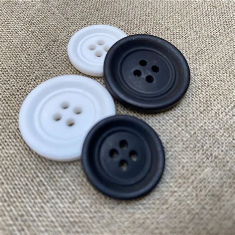 Italian Polyester 4 Hole Button