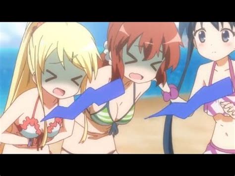 Hello Kiniro Mosaic Youko Inokuma Karen Kujou S Stomachs Growl