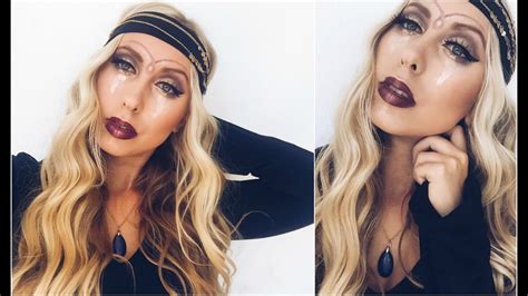 Gypsyfortune Teller Makeup Tutorial Halloween 2016 Youtube