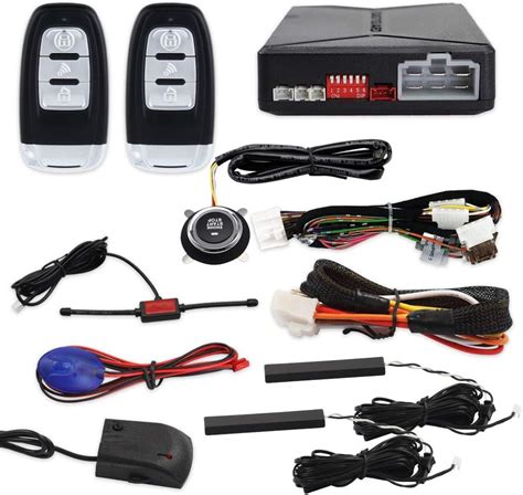 EASYGUARD PKE Car Alarm Kit With Push Button Start Stop Remote Engine