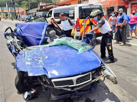 Colisión En Ruta Interamericana Deja Personas Heridas Y Fuerte Congestionamiento