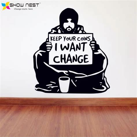 Banksy Wall Decal Vinyl Sticker Street Art Graffiti Wallpaper Banksy