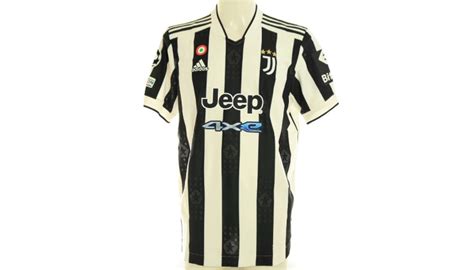 Vlahovic S Juventus Match Shirt Ucl Charitystars