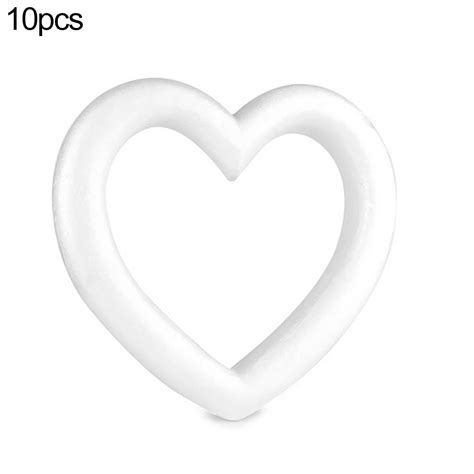 Xyer 1 10Pcs Women Hollow Heart Foam Modelling DIY Craft Wedding Party