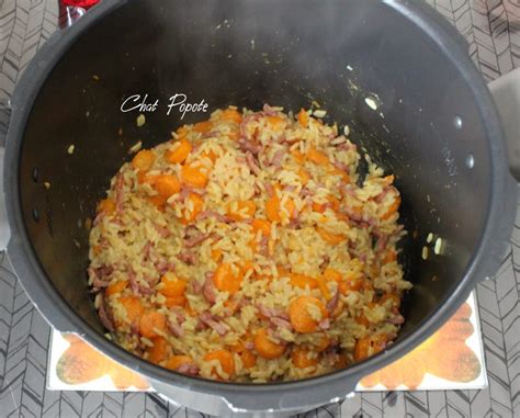 Riz Aux Carottes Pic Es Et Bacon Cookeo