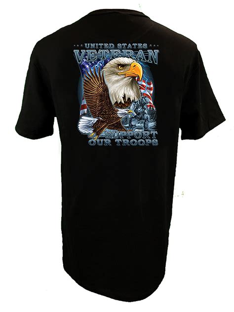 Legion "Veteran Support" T-shirt - American Legion Flag & Emblem