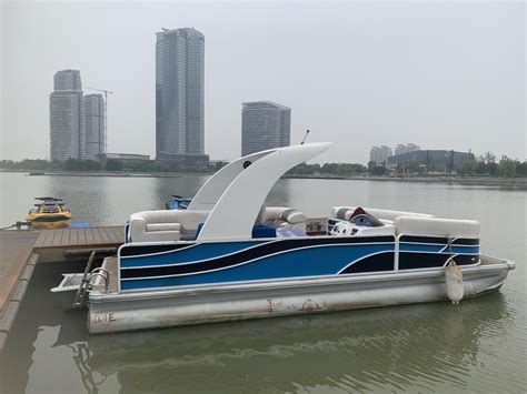 Mmelancho Pontoon Boats Aluminum With Furniture For Party China Aluminum Boat And Passenger