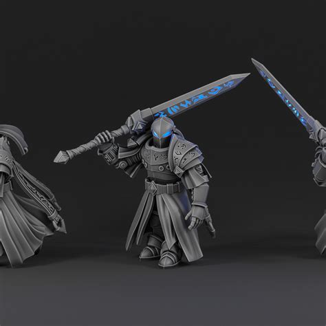 3d Printable Legacy Aurian Spellblade Greatswords By Beyond Space