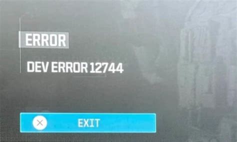 DEV ERROR 12744 Or 6144 On Modern Warfare 2 And Warzone 2