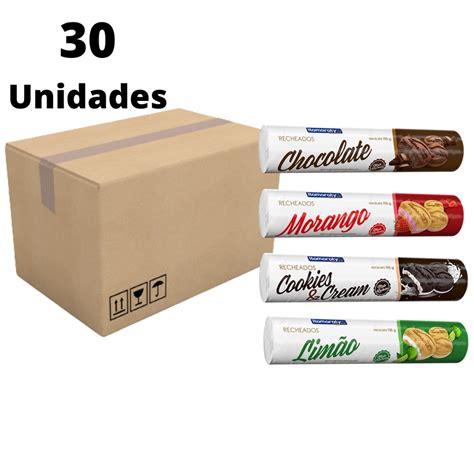 Cx Biscoito Recheado Itamaraty 115g 30 Unidades Na Caixa Shopee Brasil