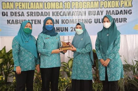 Pemprov Tp Pkk Sumsel Lakukan Penilaian Lomba Program Pokok Pkk