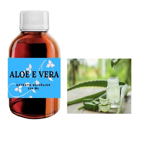 Extrato Glicolico De Aloe E Vera Babosa Vegetal 100 ML Shopee Brasil