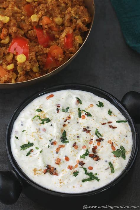 Cucumber Raita For Biryani And Pulao Cooking Carnival