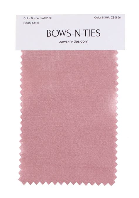 Pink Satin Fabric Swatch Soft Pink Fabric Swatch For Mens Wedding