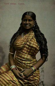 Ceylon Beautiful Native Nude Tamil Woman With Long Hair S