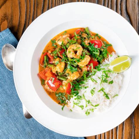 Easy Thai Prawn Panang Curry Krumpli