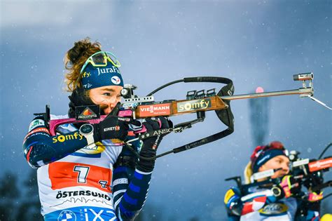 Biathlon Relais F Minin D Stersund La Norv Ge Simpose La France