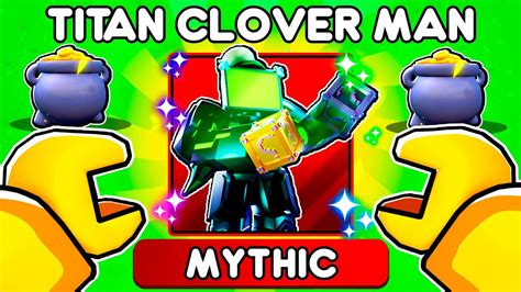 Unlocking The Titan Clover Man In Toilet Tower Defense Youtube